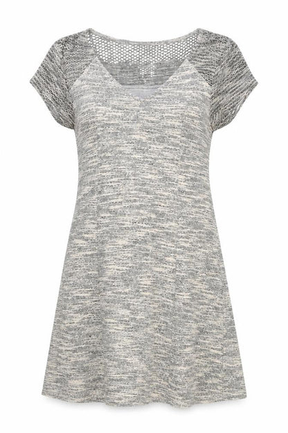 Cream Womens Ivory Viscose A-Line Size L V-Neck Pullover