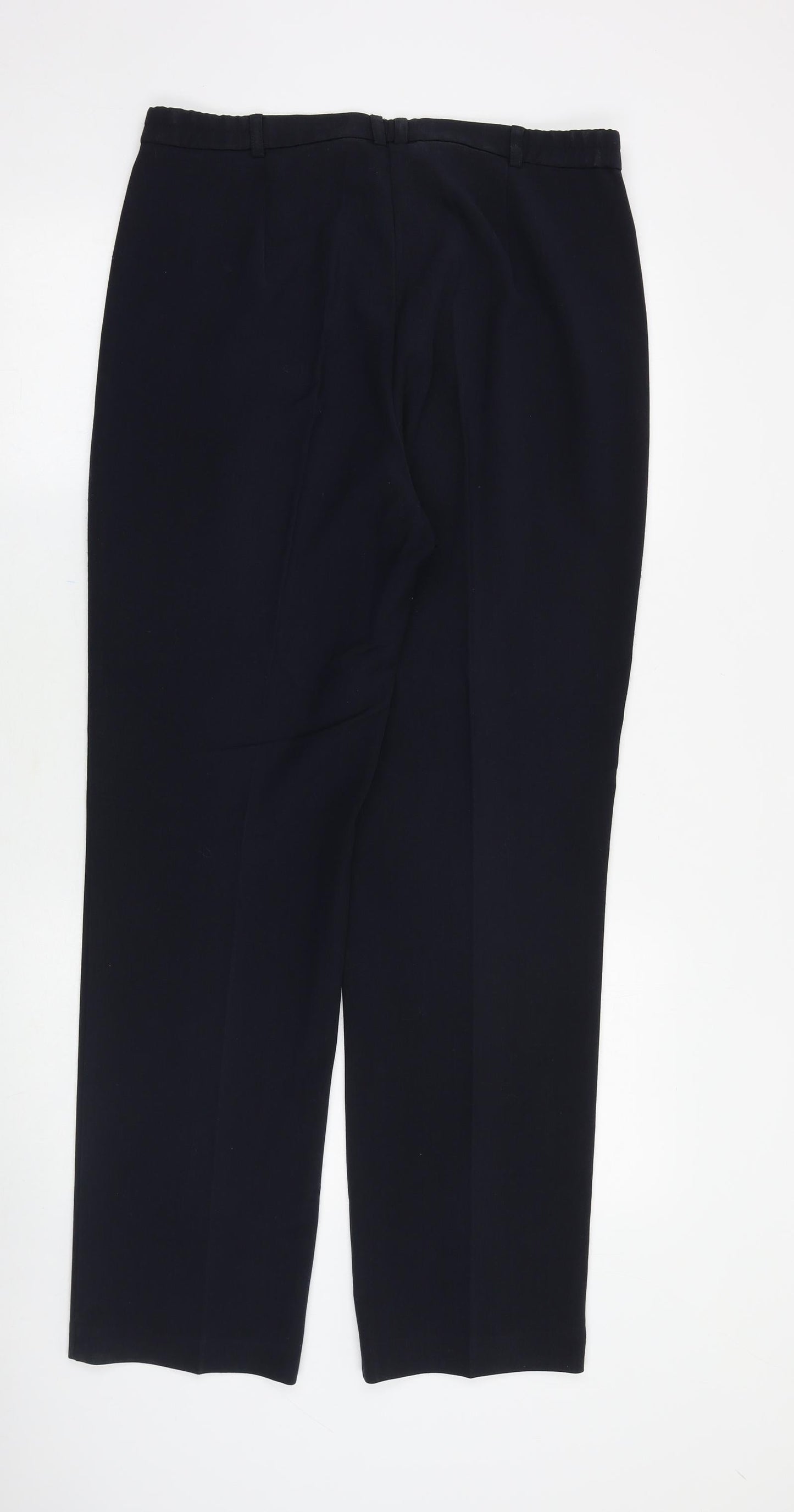 Womens UK Size 32 in Marks and Spencer Regular Fit  Blue Trousers