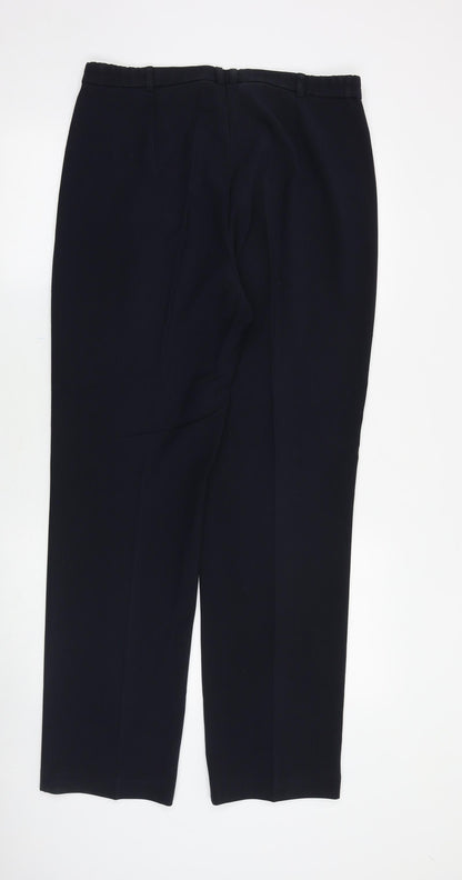 Womens UK Size 32 in Marks and Spencer Regular Fit  Blue Trousers