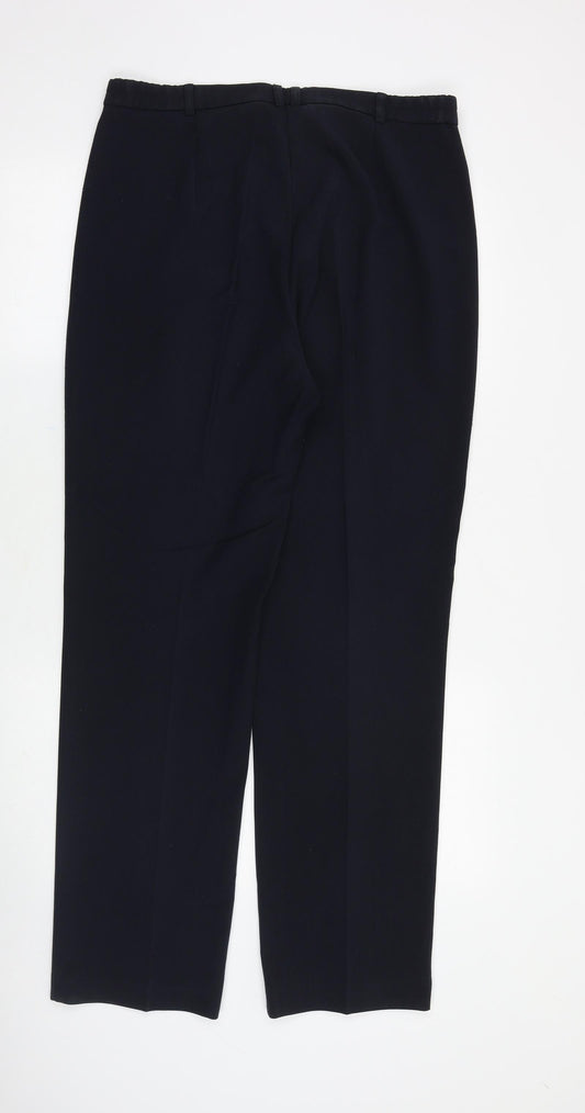 Womens UK Size 32 in Marks and Spencer Regular Fit  Blue Trousers