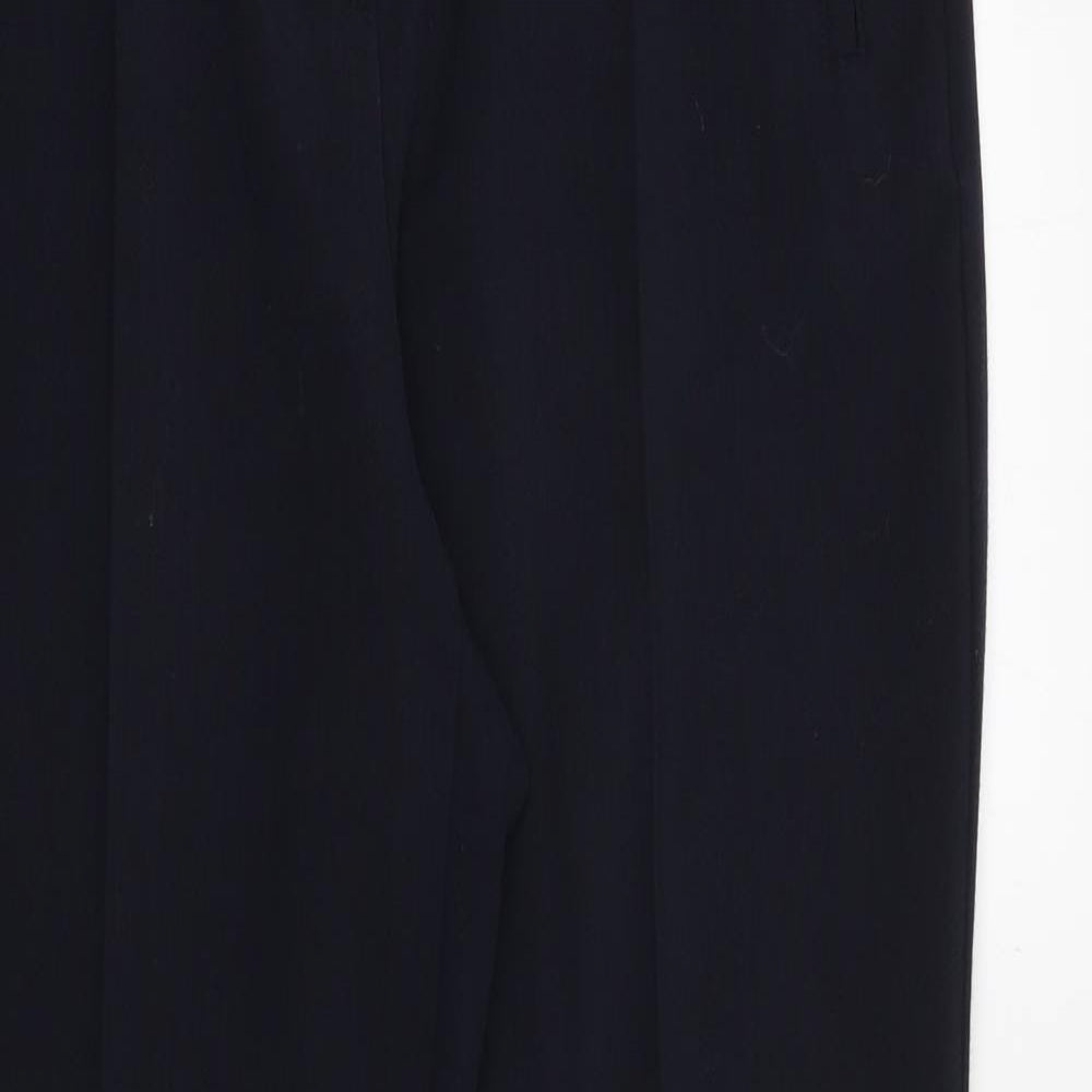 Womens UK Size 32 in Marks and Spencer Regular Fit  Blue Trousers