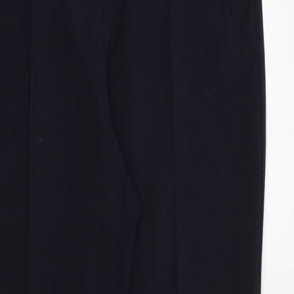 Womens UK Size 32 in Marks and Spencer Regular Fit  Blue Trousers