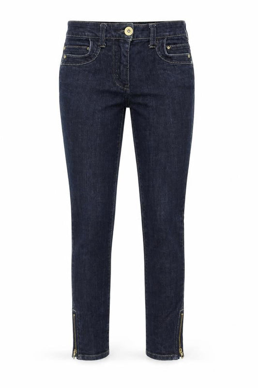 River Island Womens Blue Cotton Skinny Jeans Size 8 Slim Zip