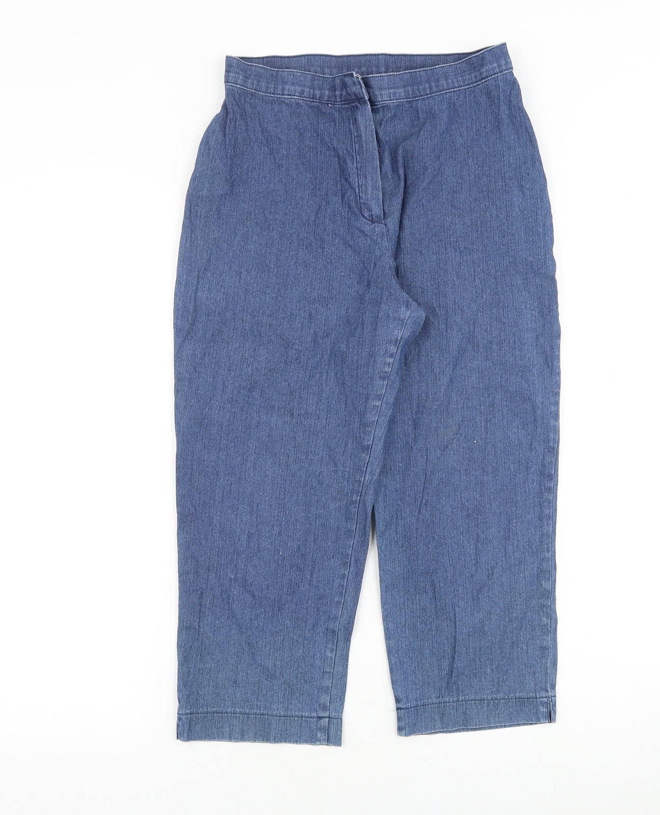 Womens UK Size 10 Marks and Spencer Regular Fit Straight Blue Jeans