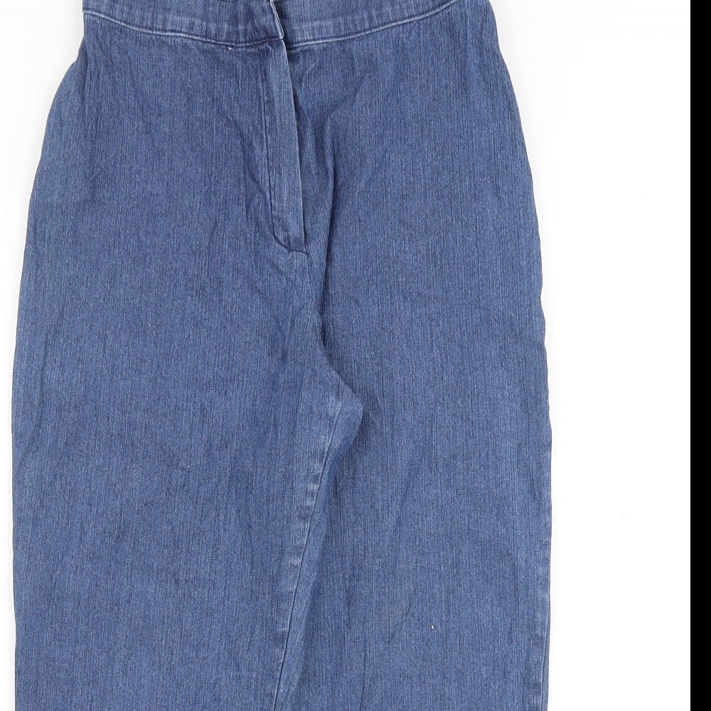 Womens UK Size 10 Marks and Spencer Regular Fit Straight Blue Jeans