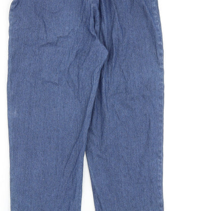 Womens UK Size 10 Marks and Spencer Regular Fit Straight Blue Jeans