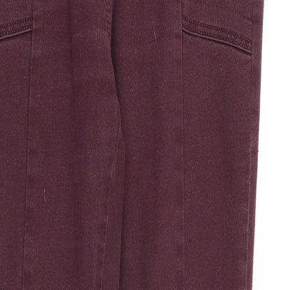 NEXT Womens Purple Cotton Skinny Jeans Size 6 Slim Zip