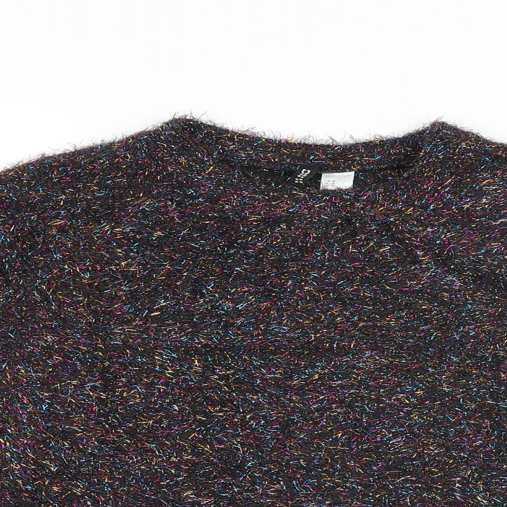 Womens UK Size M H&M Multicoloured Pullover Jumper