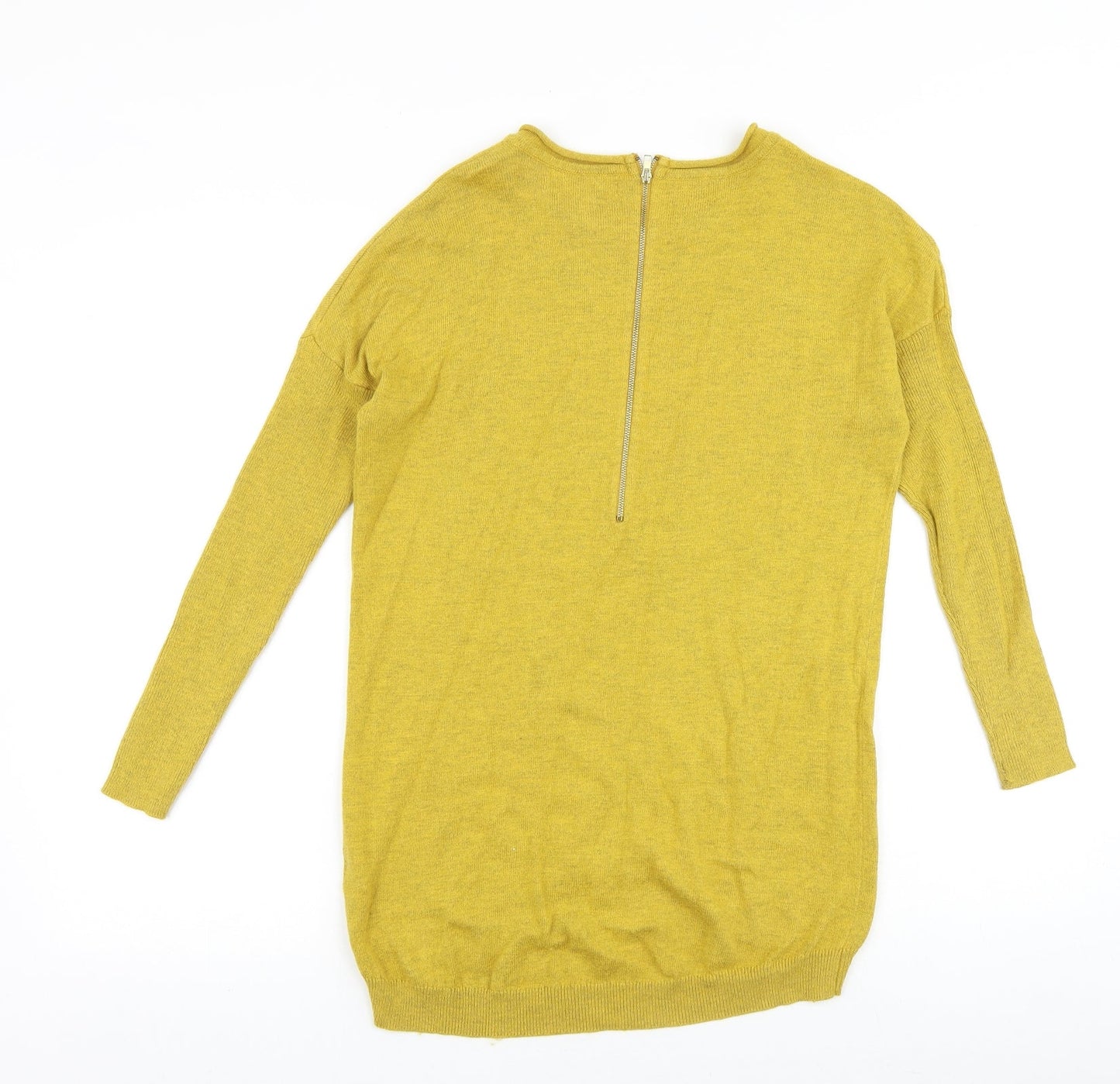 Womens UK Size S Primark Yellow Pullover Jumper