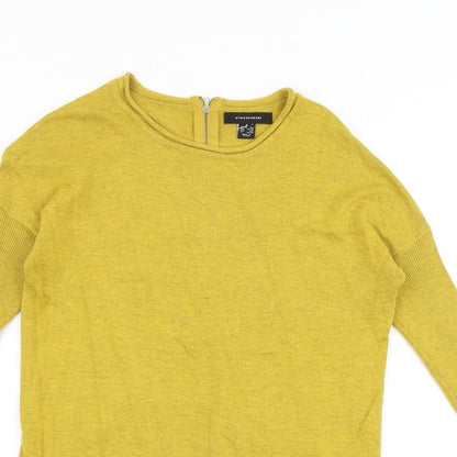 Womens UK Size S Primark Yellow Pullover Jumper