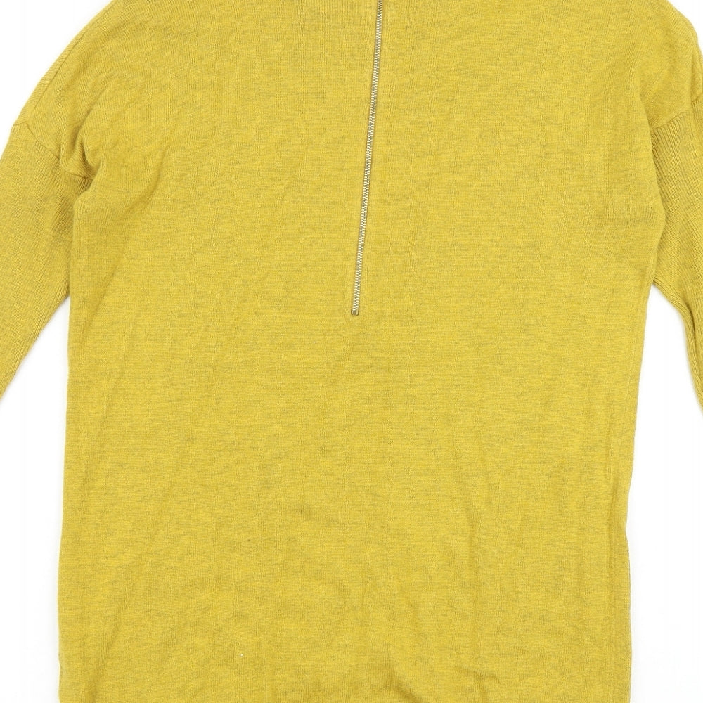 Womens UK Size S Primark Yellow Pullover Jumper