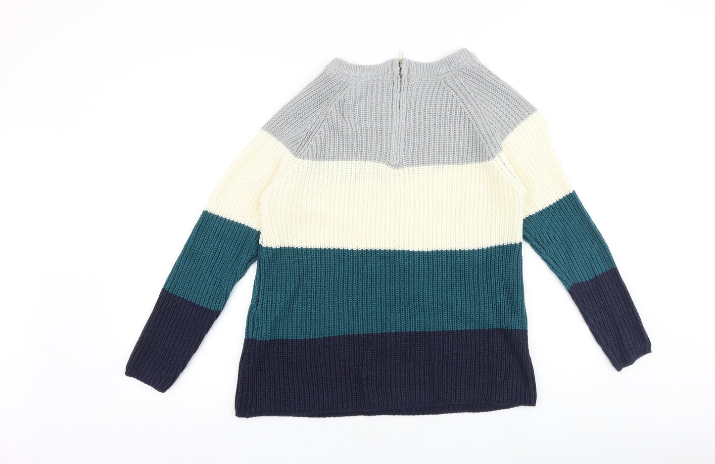 Womens UK Size 12 Intuition Multicoloured Pullover Jumper