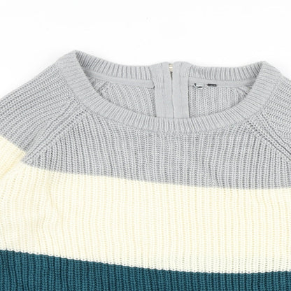 Womens UK Size 12 Intuition Multicoloured Pullover Jumper