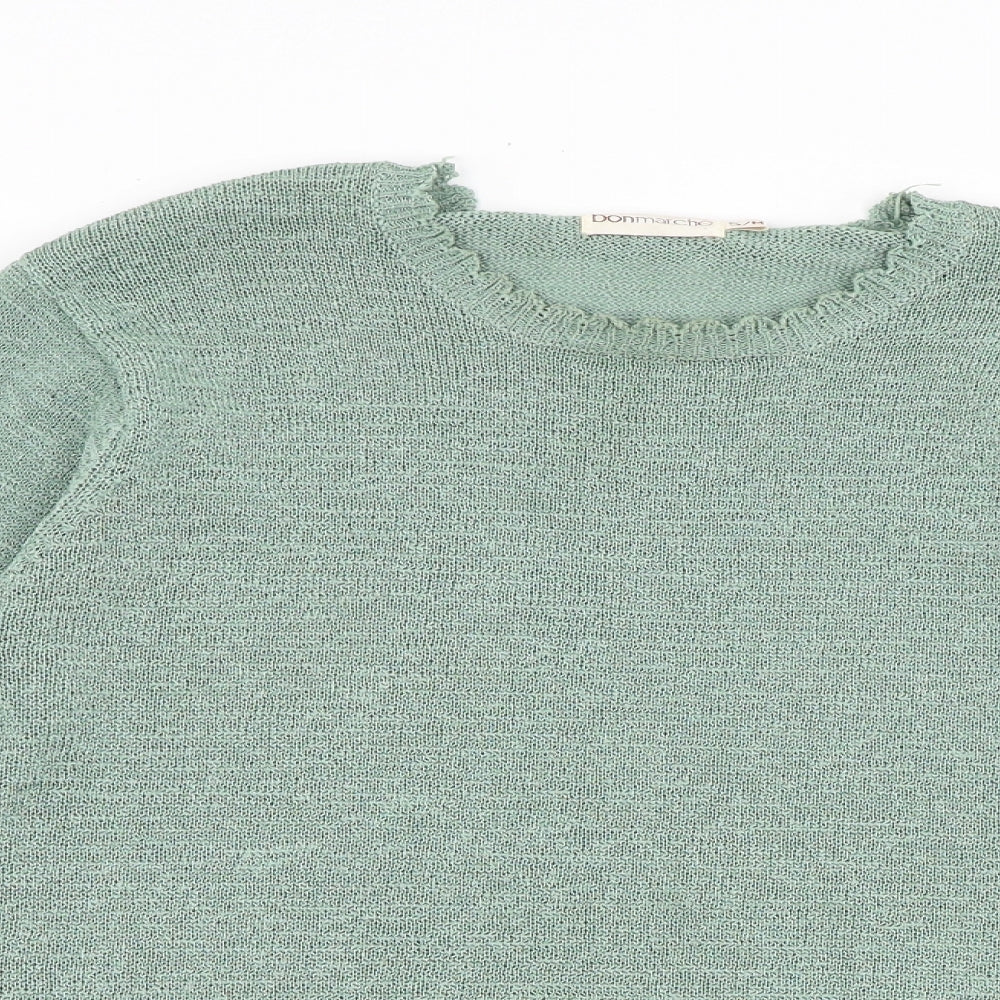 Womens UK Size S Bonmarché Green Pullover Jumper