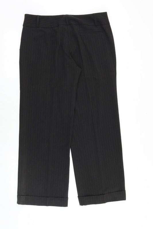 Womens UK Size 12 Dorothy Perkins Regular Fit  Brown Trousers