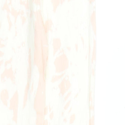 Womens UK Size 6 H&M Regular Fit Skinny Pink Jeans