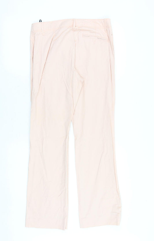 Womens UK Size 6 Gap Regular Fit  Pink Trousers
