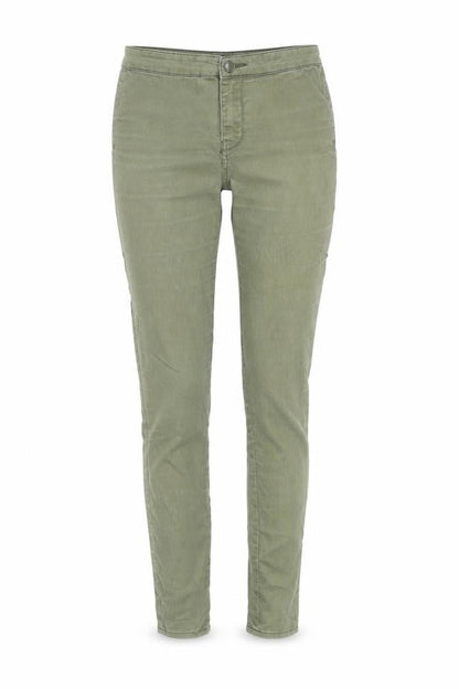 F&F Womens Green Cotton Skinny Jeans Size 26 in Slim Zip