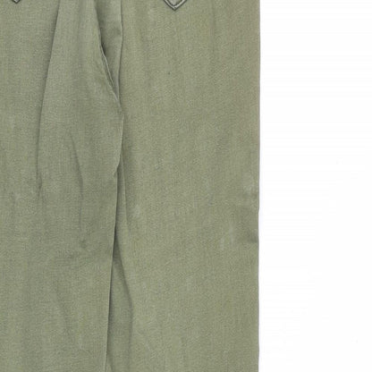 F&F Womens Green Cotton Skinny Jeans Size 26 in Slim Zip