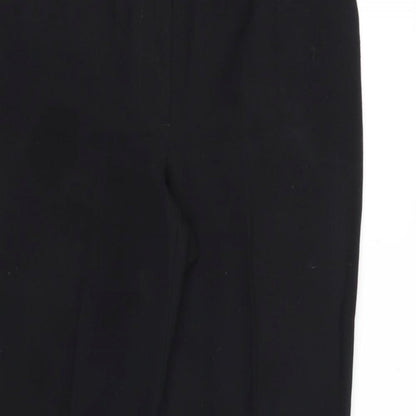 George Womens Black Polyester Dress Pants Trousers Size 32 in Regular Zip