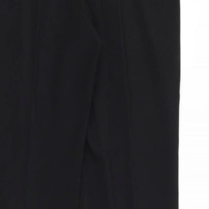 George Womens Black Polyester Dress Pants Trousers Size 32 in Regular Zip