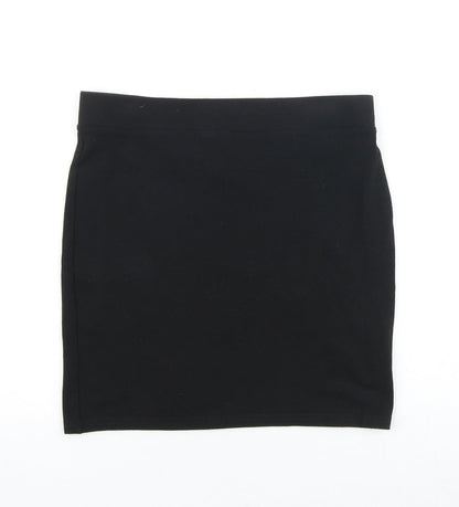 H&M Womens Black Cotton Bandage Skirt Size S