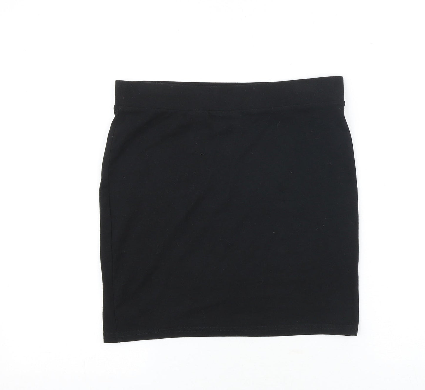 H&M Womens Black Cotton Bandage Skirt Size S