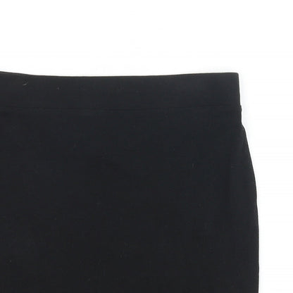 H&M Womens Black Cotton Bandage Skirt Size S