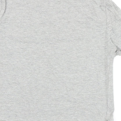 Womens UK Size M Select Grey Basic T-Shirt