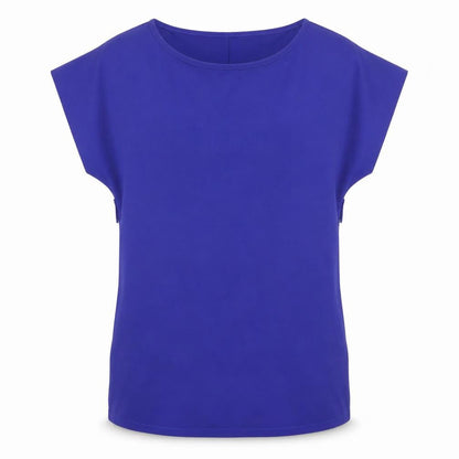 Dorothy Perkins Womens Blue Polyester T-Shirt Dress Size 8 Round Neck Pullover