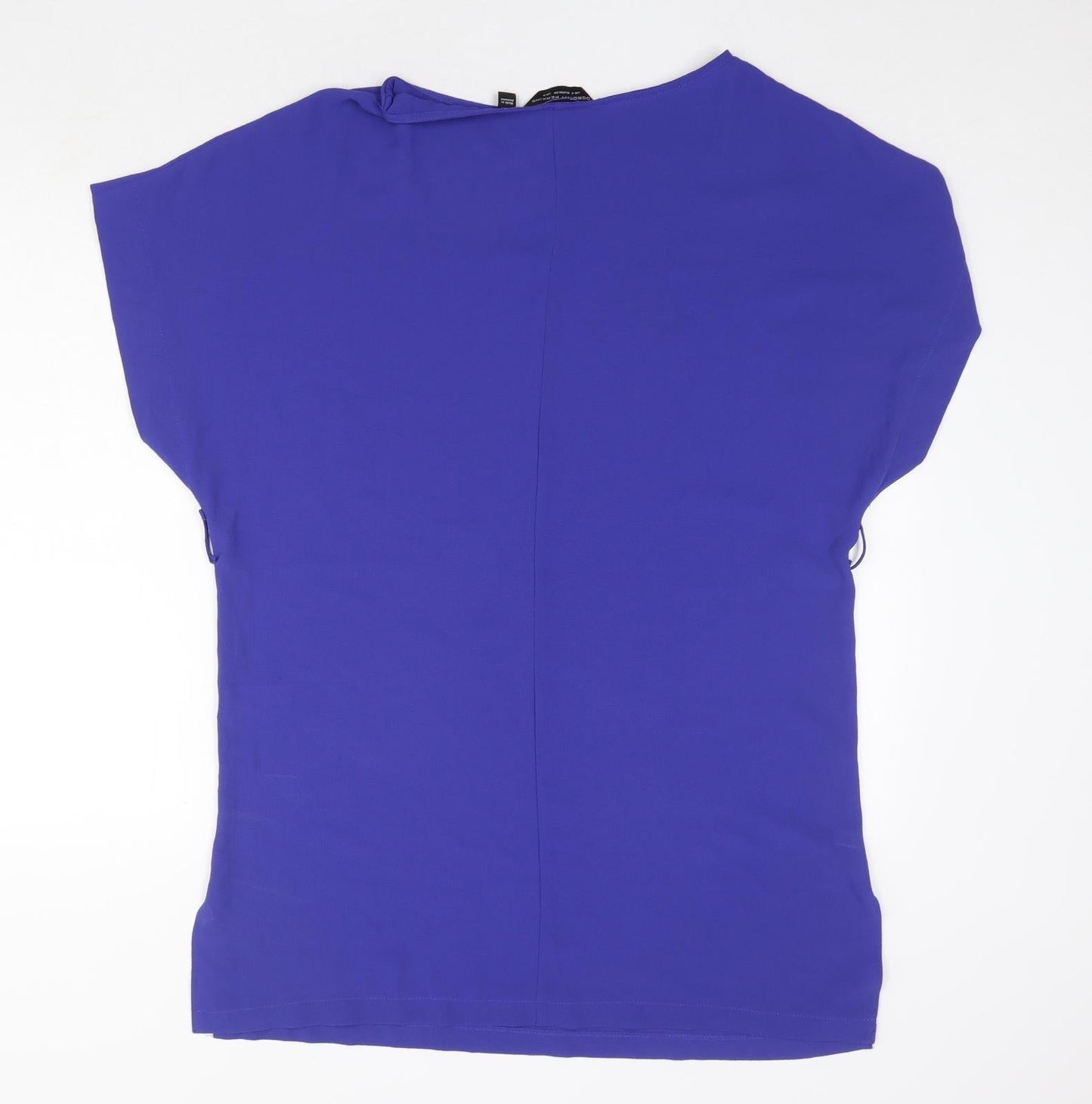 Dorothy Perkins Womens Blue Polyester T-Shirt Dress Size 8 Round Neck Pullover