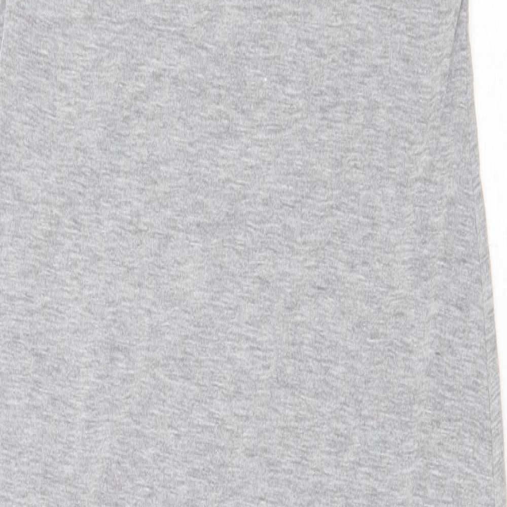 Pretty Originals Womens Grey Viscose Bodycon Size 12 Scoop Neck Pullover