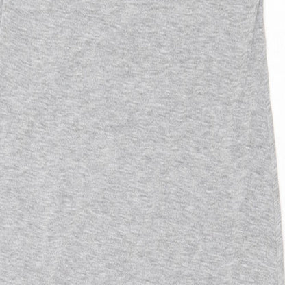 Pretty Originals Womens Grey Viscose Bodycon Size 12 Scoop Neck Pullover
