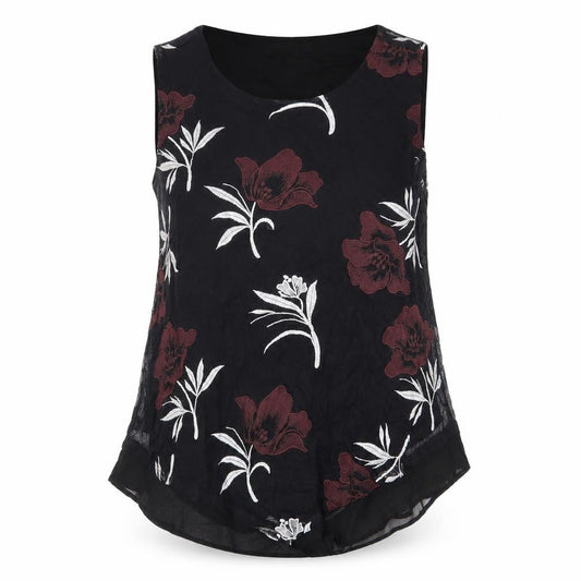 Womens UK Size M Alfani Black Basic Tank