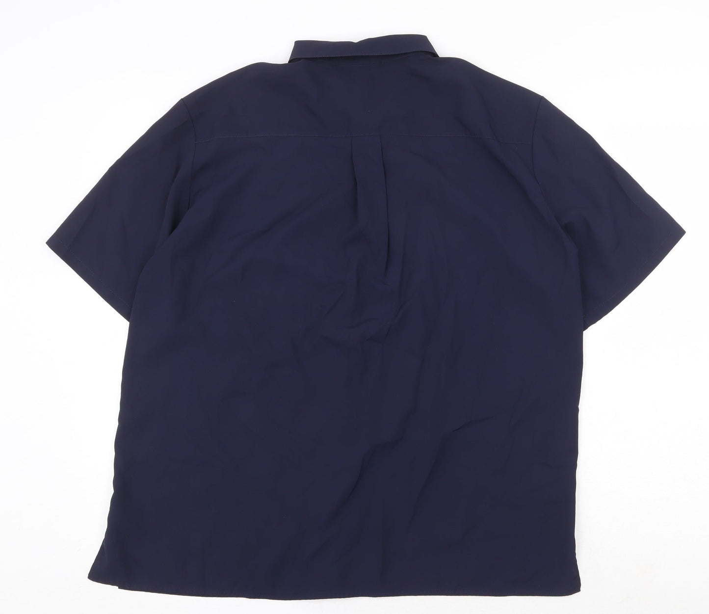 Womens UK Size 14 St Michael Blue Basic Button-Up