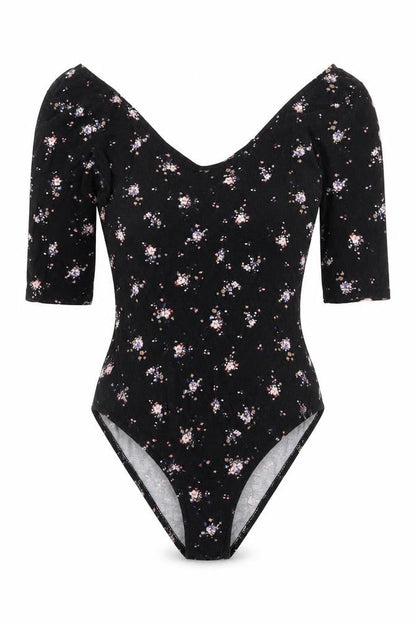 Womens UK Size 6 Atmosphere One-Piece Black Bodysuit