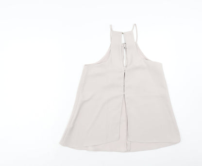Womens UK Size 8 River Island Beige Camisole Tank