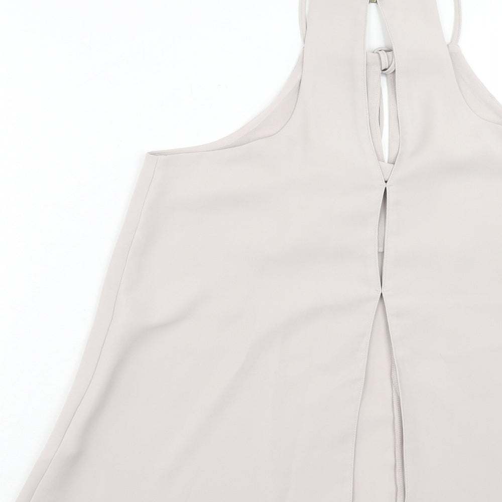 Womens UK Size 8 River Island Beige Camisole Tank
