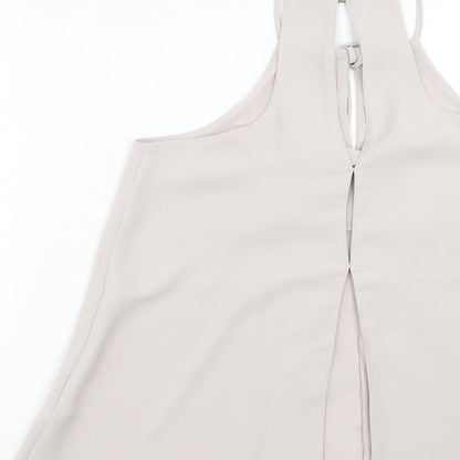 Womens UK Size 8 River Island Beige Camisole Tank