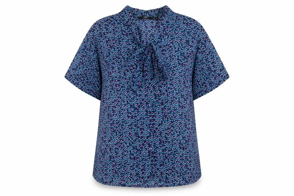 Womens UK Size 10 Simon jersey Purple Basic Blouse