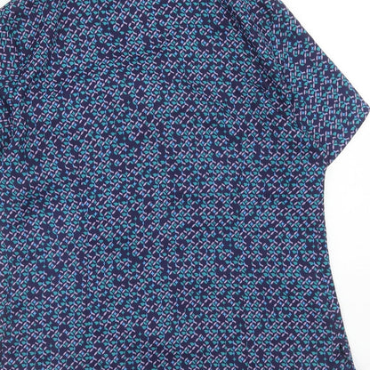 Womens UK Size 10 Simon jersey Purple Basic Blouse