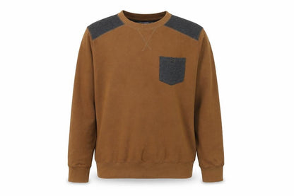 Mens UK Size M Twisted Soul Brown Pullover Sweatshirt