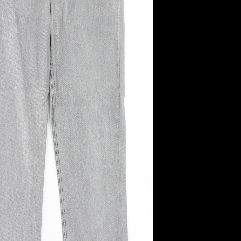 H&M Mens Grey Cotton Skinny Jeans Size 28 in Slim Zip