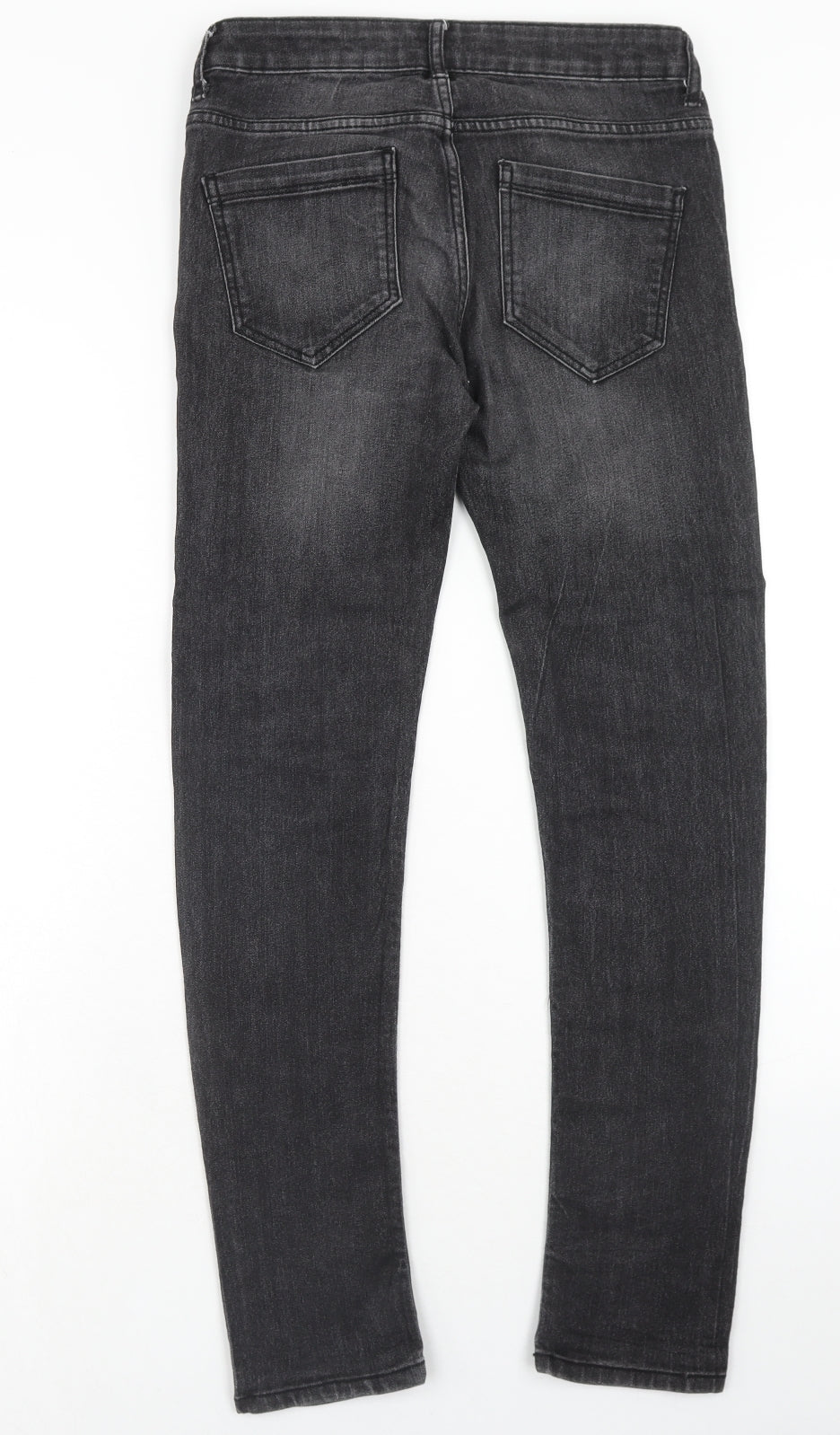 Denim & Co. Mens Black Cotton Skinny Jeans Size 28 in L32 in Regular Zip