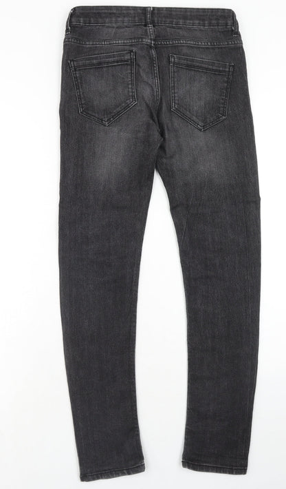 Denim & Co. Mens Black Cotton Skinny Jeans Size 28 in L32 in Regular Zip