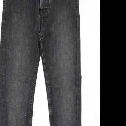 Denim & Co. Mens Black Cotton Skinny Jeans Size 28 in L32 in Regular Zip