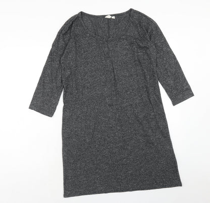 Gap Womens Grey Polyester A-Line Size S Round Neck Pullover