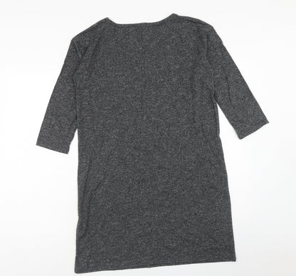 Gap Womens Grey Polyester A-Line Size S Round Neck Pullover