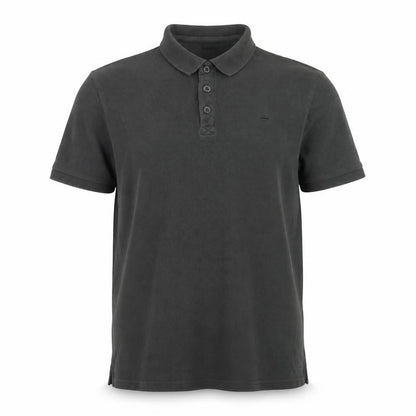 Nutmeg Mens Grey Cotton Polo Size L Collared Button