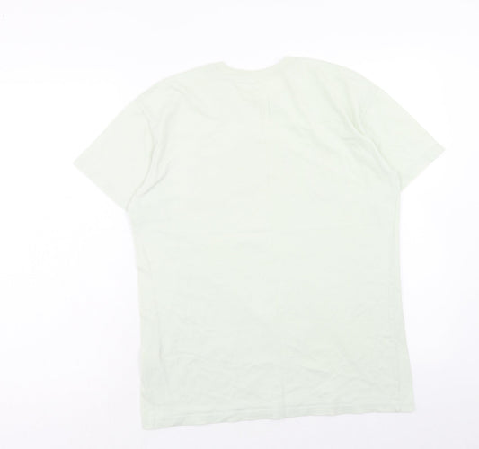 Womens UK Size XS Hollister Green Basic T-Shirt